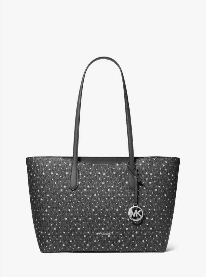 Arden Large Printed Signature Logo Tote Bag