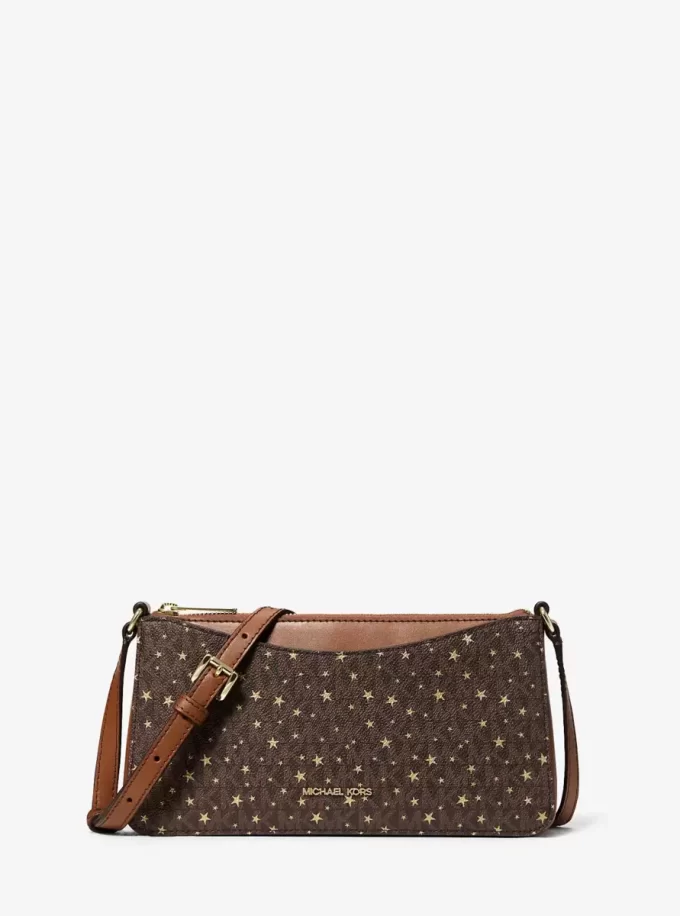 Arden Medium Printed Signature Logo Crossbody Bag