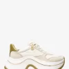 Arla Leather and Suede Trainer