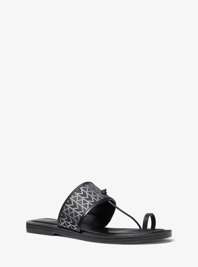 Ashtin MK2000 Logo Jacquard Sandal Ashtin MK2000 Logo Jacquard Sandal