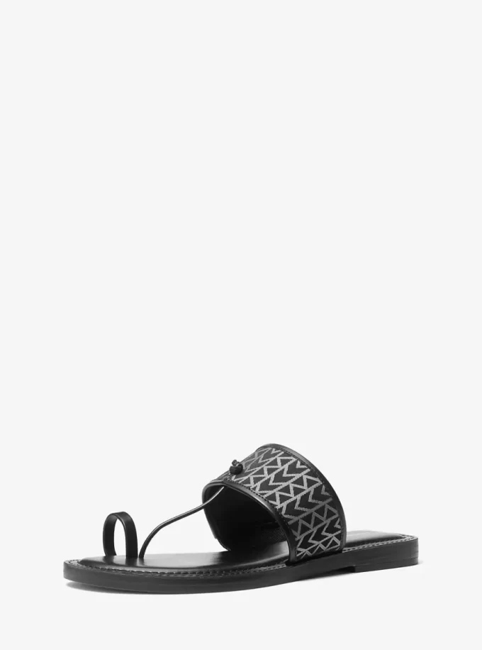 Ashtin MK2000 Logo Jacquard Sandal Ashtin MK2000 Logo Jacquard Sandal