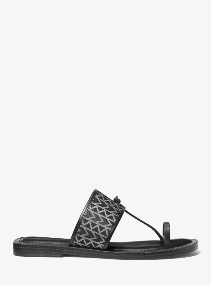 Ashtin MK2000 Logo Jacquard Sandal Ashtin MK2000 Logo Jacquard Sandal
