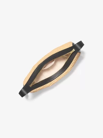 Avra Medium Hand-Crocheted and Leather Crossbody Bag