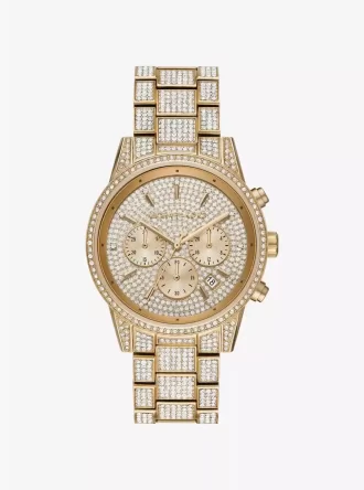 Bryant Pavé Gold-Tone Watch