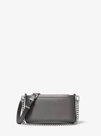 Bryant Small Burnished Leather Convertible Crossbody Bag
