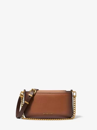 Bryant Small Burnished Leather Convertible Pochette