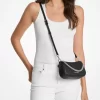 Carmela Small Pebbled Leather Crossbody Bag