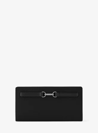 Carson Large Pebbled Leather Wallet