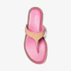 Carson Straw T-Strap Sandal