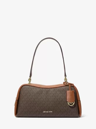 Cecily Medium Signature Logo Shoulder Bag