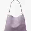 Christina Large Suede Shoulder Bag