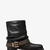Colby Leather and Signature Logo Ankle Boot