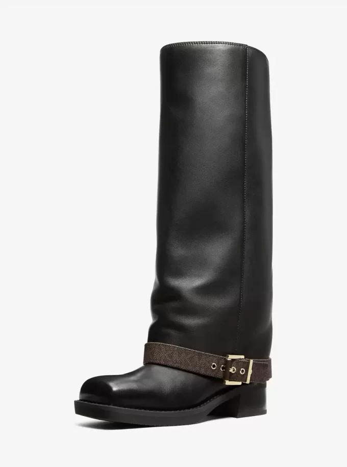 Colby Leather and Signature Logo Boot