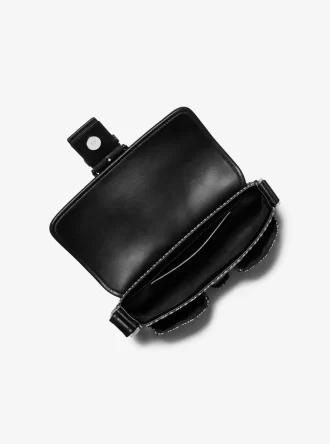 Colby Medium MK2000 Logo Jacquard Shoulder Bag