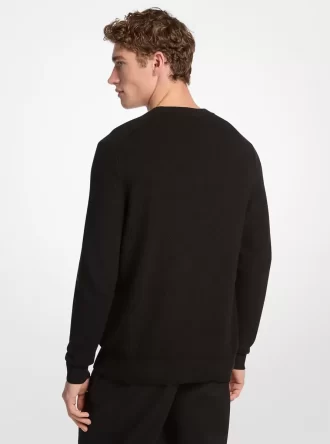 Cotton Mouliné Sweater