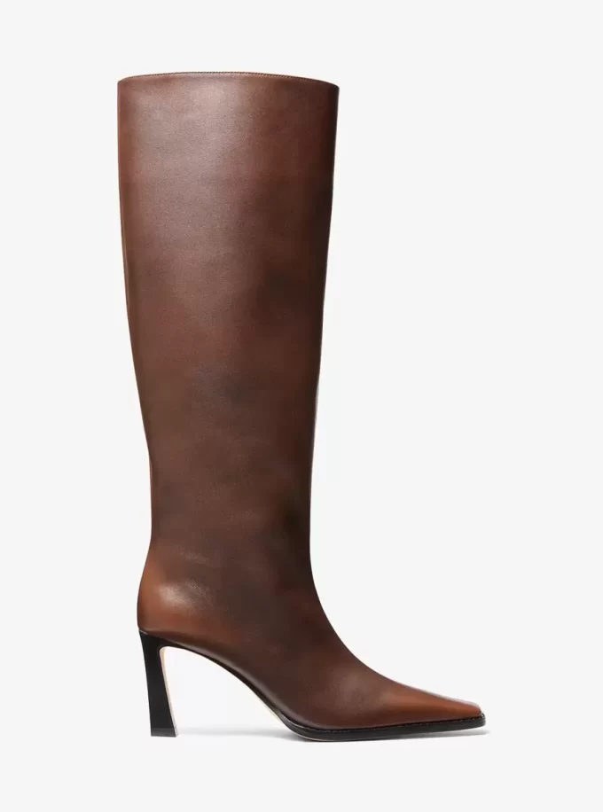 Darrah Burnished Leather Boot Darrah Burnished Leather Boot