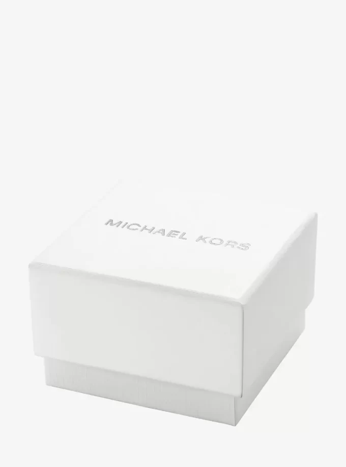 Darrington Pavé Silver-Tone Ring Watch