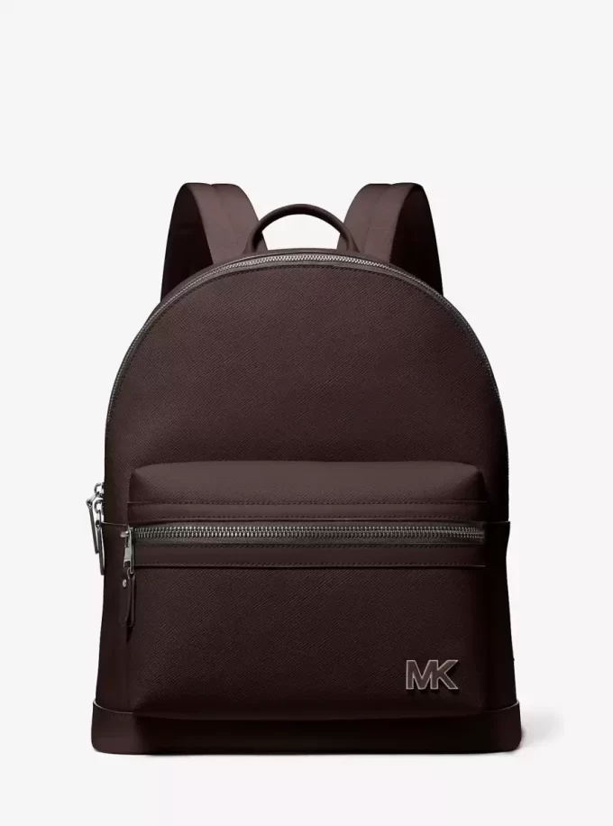Edison Scratch-Resistant Crossgrain Leather Backpack Edison Scratch-Resistant Crossgrain Leather Backpack