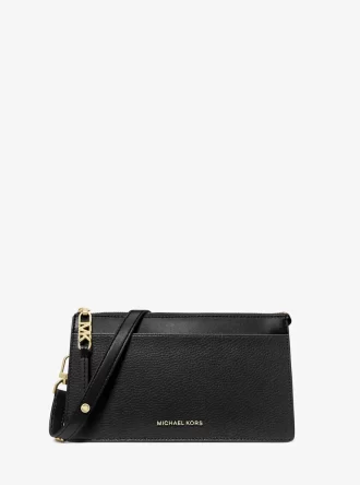Empire Large Leather Convertible Crossbody Bag