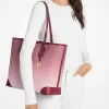 Eva Large Ombré Signature Logo Tote Bag