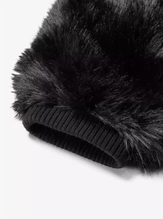 Faux Fur and Wool Leg Warmers