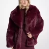 Faux Fur Peacoat