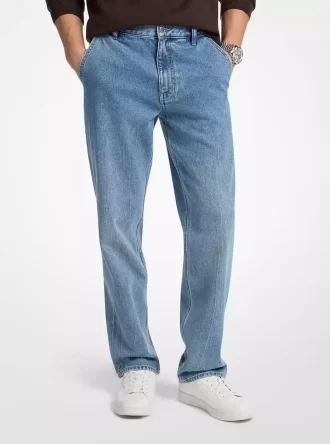 Finn Straight-Leg Stretch Denim Jeans