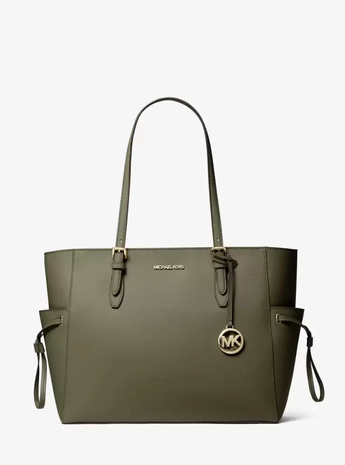 Gilly Large Saffiano Leather Tote Bag