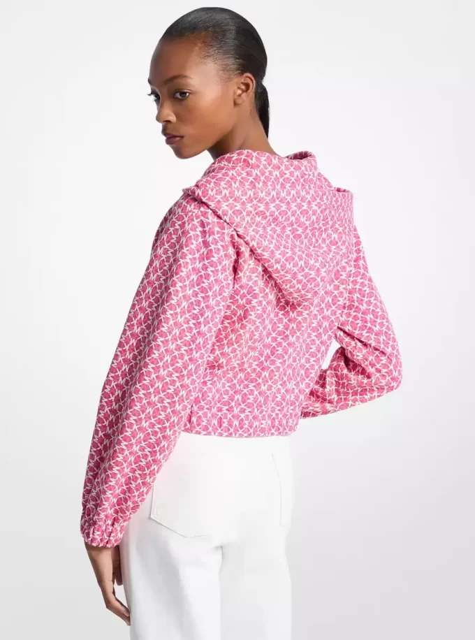 Graphic Logo Cotton Blend Jacket