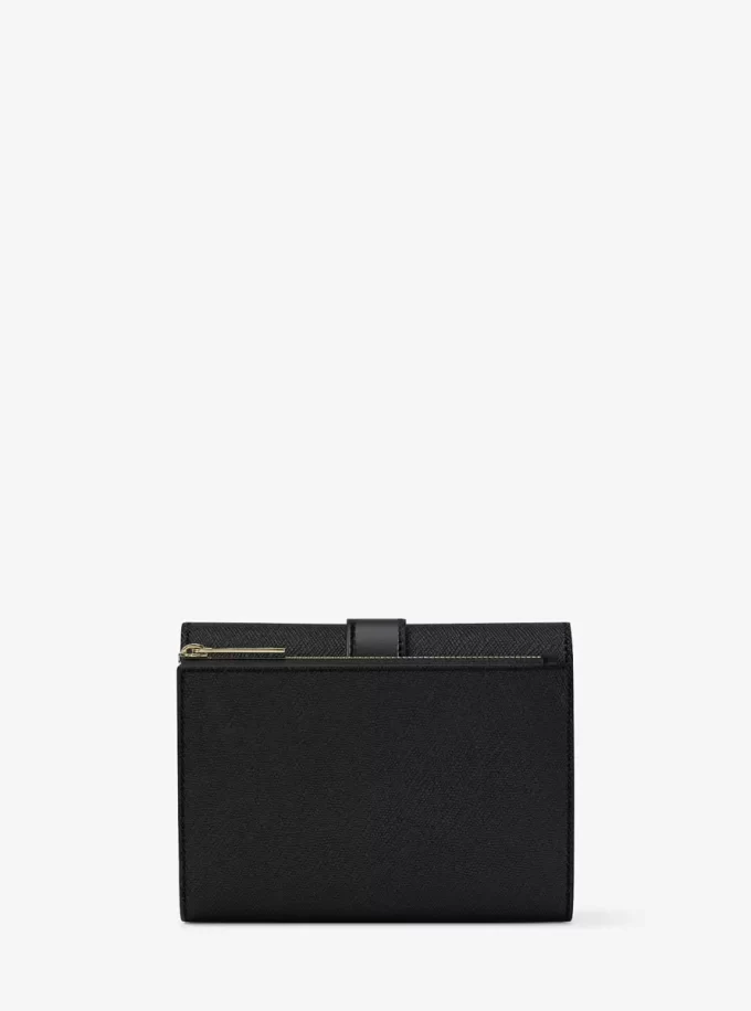 Greenwich Medium Saffiano Leather Trifold Wallet