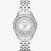 Harlowe Pavé Silver-Tone Watch