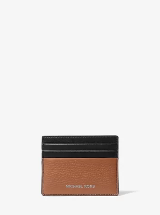 Hudson Pebbled Leather Card Case
