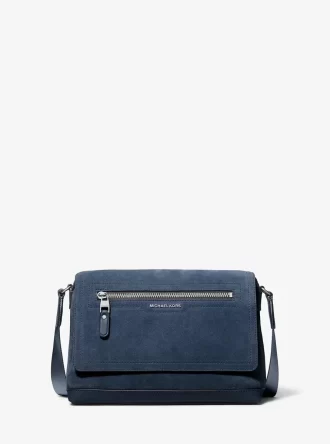 Hudson Small Suede Messenger Bag