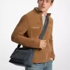 Hudson Small Suede Messenger Bag