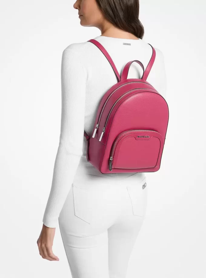 Jaycee Medium Pebbled Leather Backpack