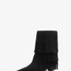 Jayla Suede Fringed Ankle Boot