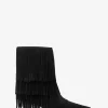 Jayla Suede Fringed Ankle Boot