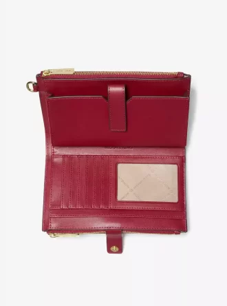 Jet Set Large Ombré Signature Logo Wristlet