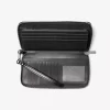 Jet Set Large Patent Logo Debossed Continental Wallet