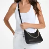 Jet Set Large Pebbled Leather Convertible Crossbody Bag