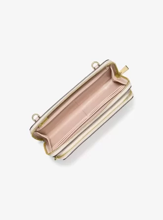 Jet Set Large Signature Logo Convertible Crossbody Bag