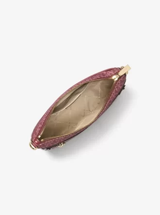 Jet Set Large Signature Logo Printed Crossbody Bag