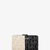 Jet Set Medium Two-Tone Logo Wallet