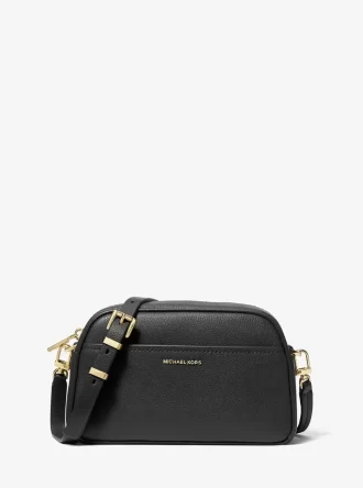 Jet Set Small Leather Camera Crossbody Bag