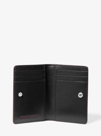 Jet Set Small Metallic Bi-Fold Wallet