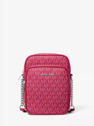 Jet Set Travel Medium Signature Logo Crossbody Bag