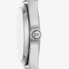 Lennox Pavé Silver-Tone Curb-Link Watch