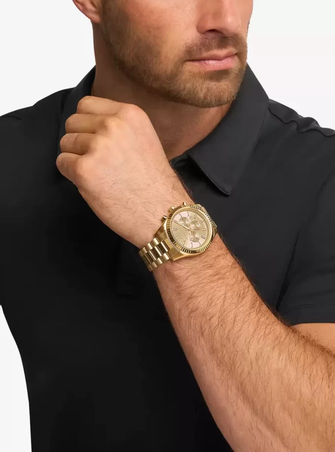 Lexington His and Hers Gold-Tone Watch Set