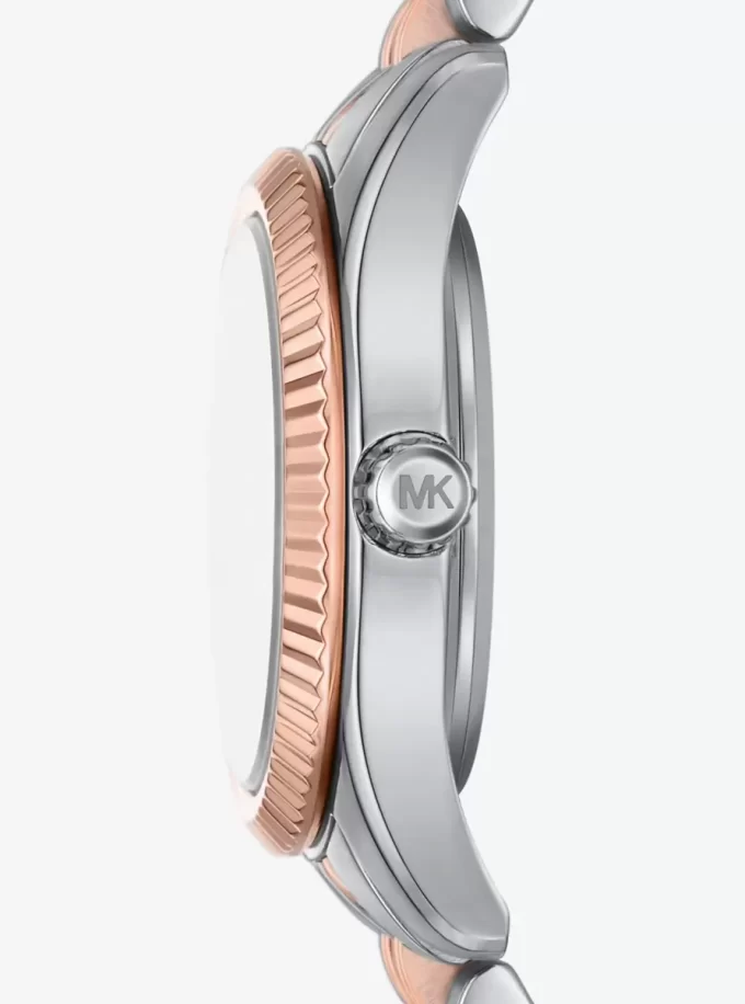 Lexington Pavé Two-Tone Watch and Slider Bracelet Gift Set