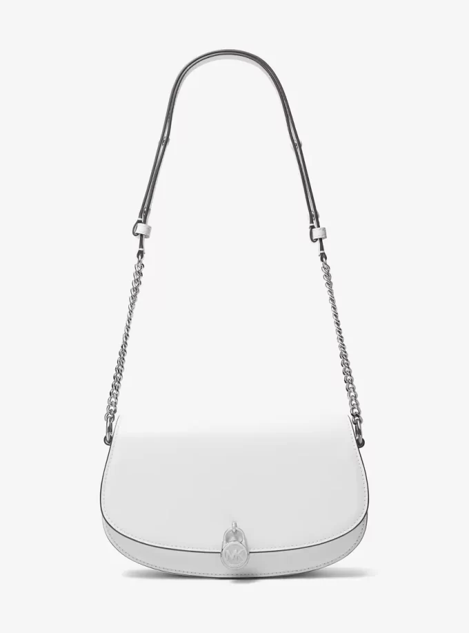 Mila Medium Leather Messenger Bag